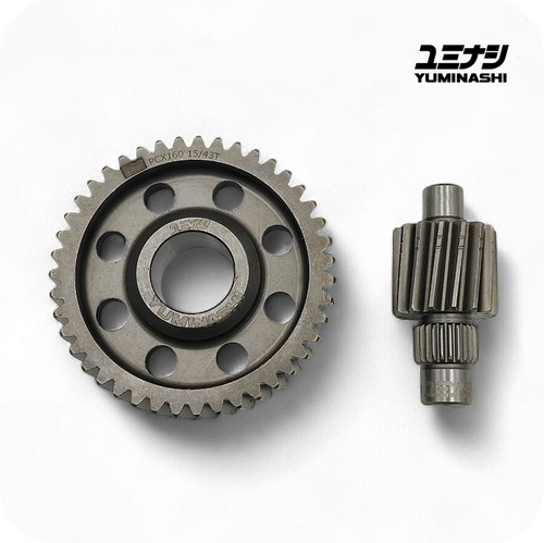 YUMINASHI 15/43T FINAL DRIVE GEAR SET (PCX160 / ADV160 / CLICK160 / AIRBLADE 160 / SH125-150 4V...) (23425-K1Z-1543)