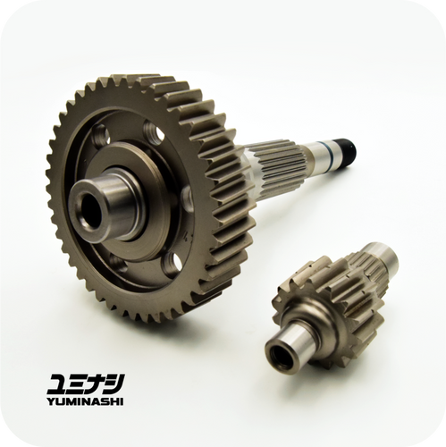 YUMINASHI 15/42T FINAL DRIVE GEAR SET WITH SHAFT (4V 125CC/160CC eSP+ ENGINES) (23430-K1Z-1542)