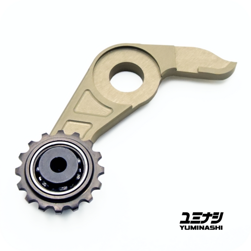 YUMINASHI BILLET ALUMINIUM ROLLER BEARING TENSIONER ARM (125i ENGINES | 2013-2021) (14500-K26-RBA)