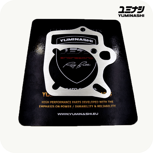 YUMINASHI 1MM SINGLE ALUMINIUM SPACER GASKET (Ø59MM INSIDE) (NICE110 - EX5 - WAVE100/110 CARB.) (12191-KFL-01059 )