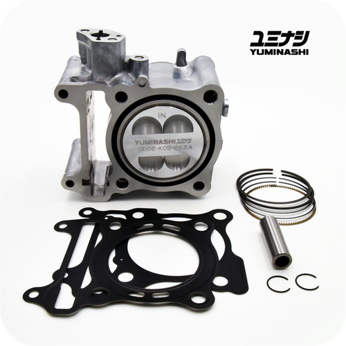 YUMINASHI 167CC / 62MM GT4S CYLINDER KIT, HIGH COMPRESSION (125/150/160 eSP+ 4V ENGINES) (12100-K0S-V62R)