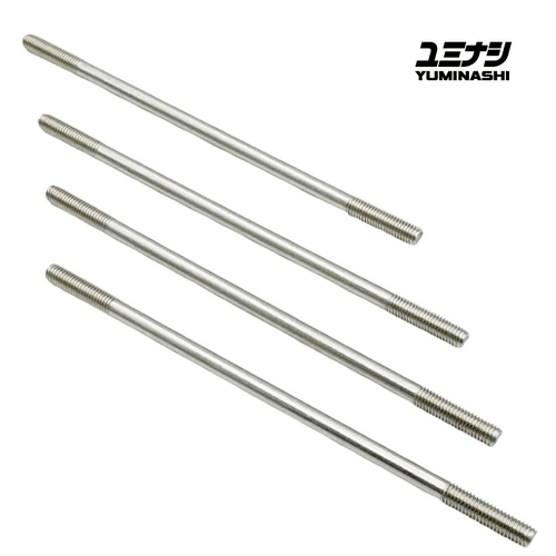 YUMINASHI M8 X 229MM (9 INCH) STAINLESS STEEL CYLINDER STUD BOLT SET (4PCS/SET) (90031-M08-229SS)