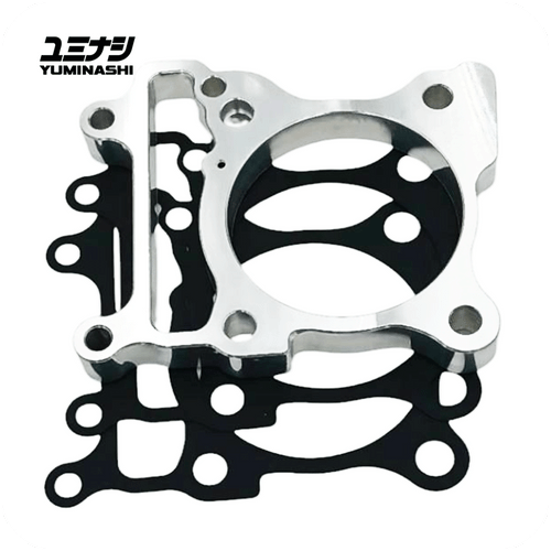 YUMINASHI 15MM ALUMINIUM SPACER GASKET SET (ADV160 - PCX125/160 - FORZA125 - 4V SH125/150...) (12191-K1N-A15S)