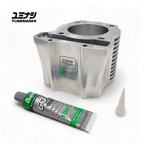 YUMINASHI | AIR COOLED BILLET CNC CYLINDER BLOCK - 90MM LONG | TUNER EDITION (CBR150R CARBURETOR) (12100-KPP-90AC)