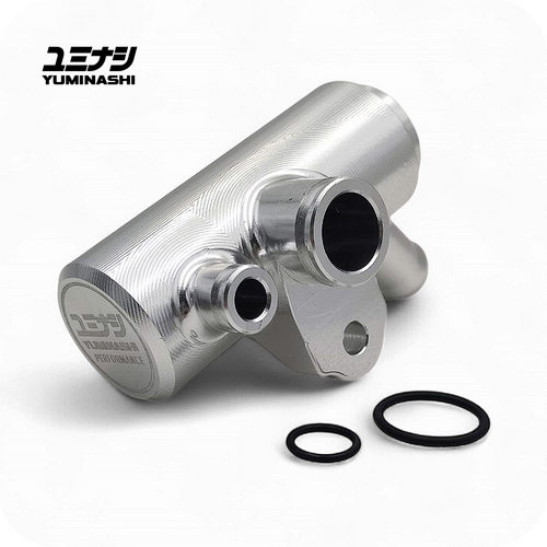 YUMINASHI | BILLET CNC THERMOSTAT BYPASS (4V eSP+ 125/160 ENGINES) (19300-K0R-CNC) YUMINASHI | BILLET CNC THERMOSTAT BYPASS (4V eSP+ 125/160 ENGINES) (19300-K0R-CNC)