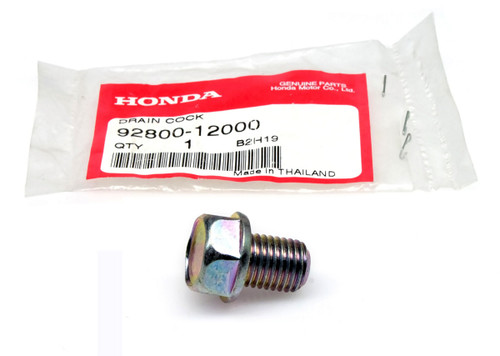 GENUINE HONDA BOLT, DRAIN PLUG, 12MM (MSX125 / GROM125) (92800-12000)