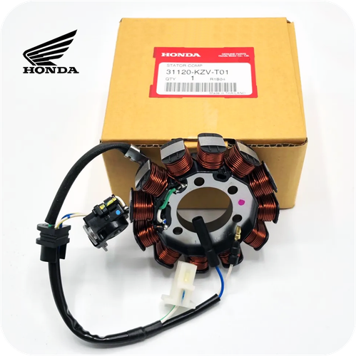 GENUINE HONDA, STATOR COMP. (DENSO) (NBC110 2013-2017 MODELS) (31120-KZV-J01 / 31120-KZV-T01)