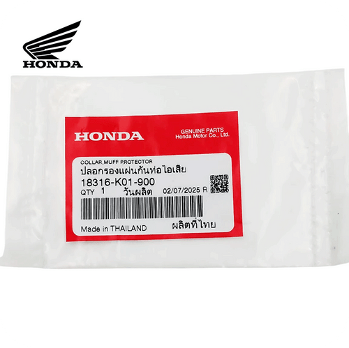 GENUINE HONDA  COLLAR, MUFFLER PROTECTOR (SH 125/150) (18316-K01-900) GENUINE HONDA  COLLAR, MUFFLER PROTECTOR (SH 125/150) (18316-K01-900)