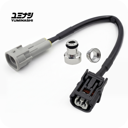YUMINASHI DENSO TO B-TYPE INJECTOR CONVERSION SET (CBR/CRF250-300 - ETC...) (16450-KYJ-K26)