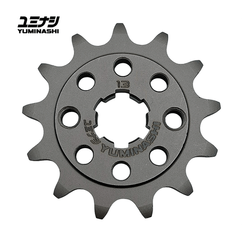 13-Tooth 415 pitch front racing sprocket upgrade for Honda CRF110F.