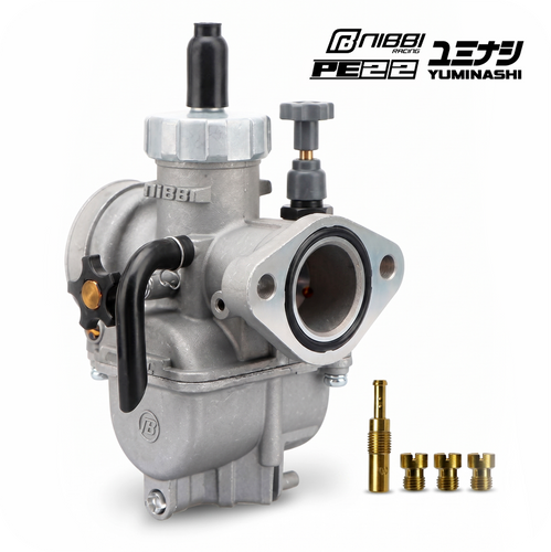 NEW NIBBI PE22FL SILVER | FLANGE CARBURETTOR & PORTING SET (NAVI110) 
