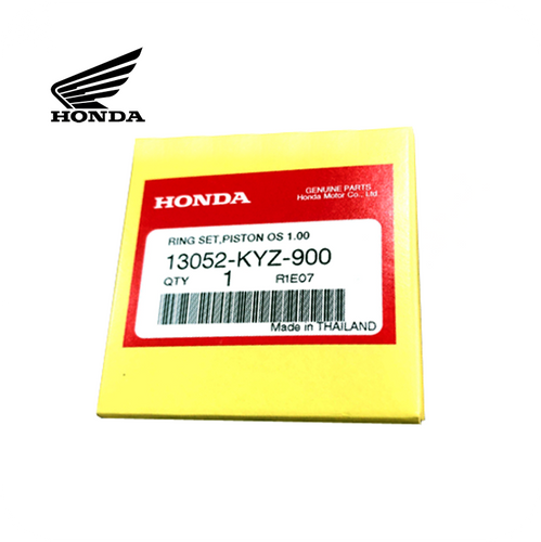 GENUINE HONDA RING SET, PISTON (1.00) (RIKEN) (MSX125 / GROM125) (13052-KYZ-900)