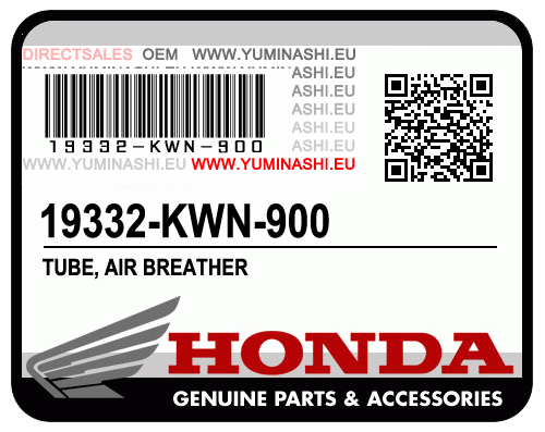 TUBE, AIR BREATHER / TUBE DE RENIFLARD (PCX150 (2012-2014)) (19332-KWN-900.)
