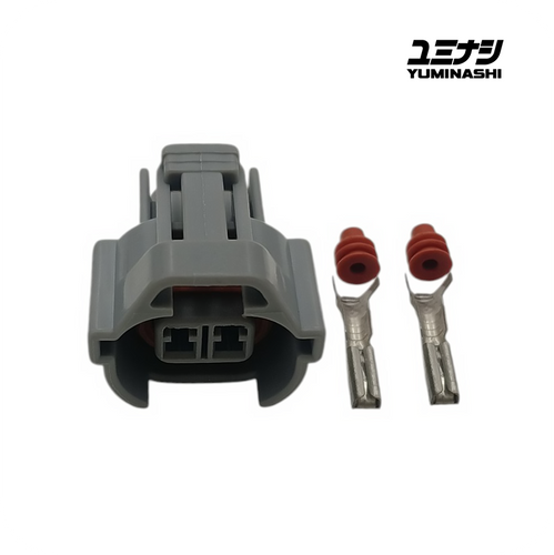 YUMINASHI FEMALE CONNECTOR  (FOR KEIHIN C-TYPE INJECTOR & DENSO INJECTOR)