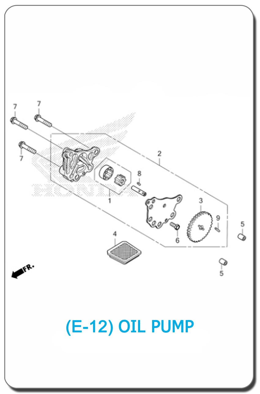 E-12-OIL PUMP HONDA WAVE125i 2023 SMALL INDEX PICTURE