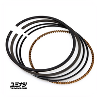 54MM YUMINASHI PISTON RING SET (HARD CHROMINUM PLATING) (13011-000-540)
