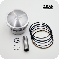YUMINASHI 66MM 14-PIN PISTON, TUNER EDITION (SEMI-DOME) (13100-014-660B)
