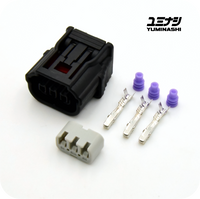 YUMINASHI CONNECTOR, FEMALE, 3-PIN, KEIHIN THROTTLE BODY (04322-03P-002S)
