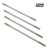 YUMINASHI M8 X 241MM (9.5 INCH) STAINLESS STEEL CYLINDER STUD BOLT SET (4PCS/SET) (90031-M08-241SS)