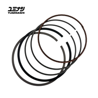 YUMINASHI 63MM YUMINASHI PISTON RING SET (0.8X0.8X1.5MM | HARD CHROMIUM PLATING) (13011-000-630)