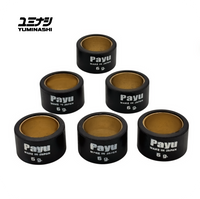 YUMINASHI/PAYU 6 GR. ROLLER WEIGHT SET (Ø20x12) (6PCS/SET) (AEROX - NMAX - NOUVO125/135) (22123-ARX-006)