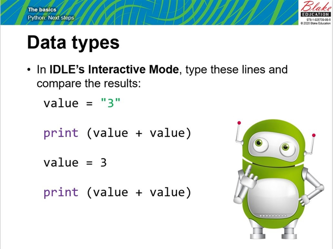 Python Next Steps - Blake Education
