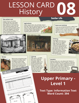 Blake's Compact Lesson Cards - History  UP - Information Text  - Card 8
