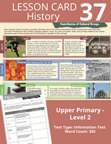 Blake's Compact Lesson Cards - History  UP - Information Text  - Card 37