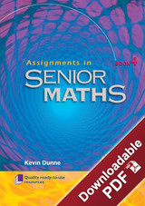 Assignments in Senior Maths - Book 4