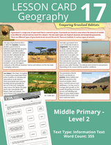 Blake's Compact Lesson Cards - Geography MP - Information Text - Card 17