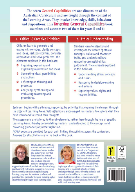 Targeting General Capabilities - Critical & Creative Thinking / Ethical ...