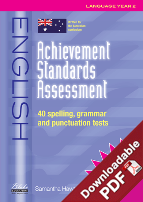 Achievement Standards Assessment: English - Language Conventions Year 2