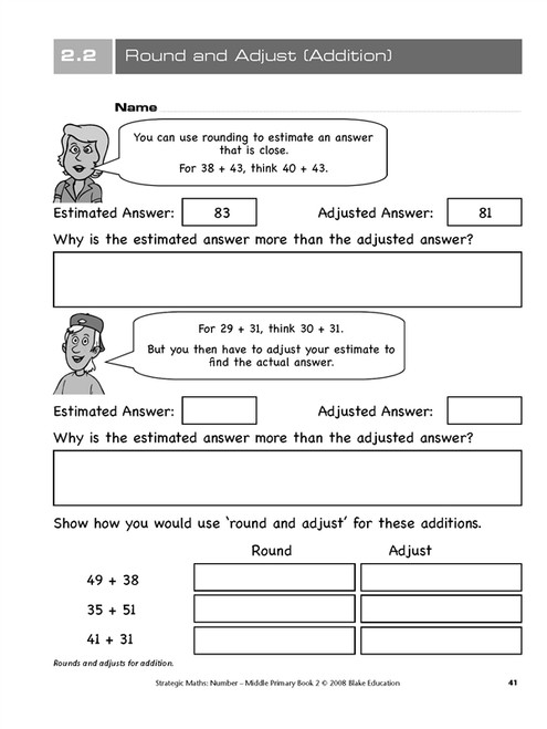 Strategic Math Series Strategic Maths: Number Middle Primary Book 2 - Blake Education