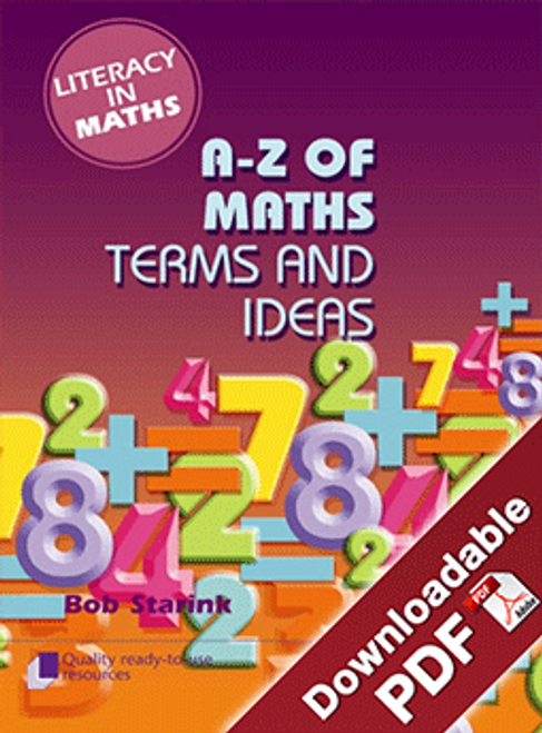 Literacy in Maths - A - Z of Maths Terms and Ideas