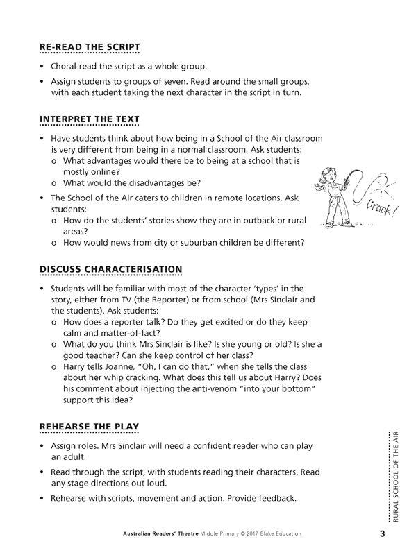 Australian Readers' Theatre Middle Primary Blake Education