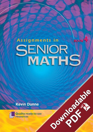 Assignments in Senior Maths - Book 4 | Blake Education
