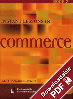 Instant Lessons in Commerce - Book 2 - Blake Education