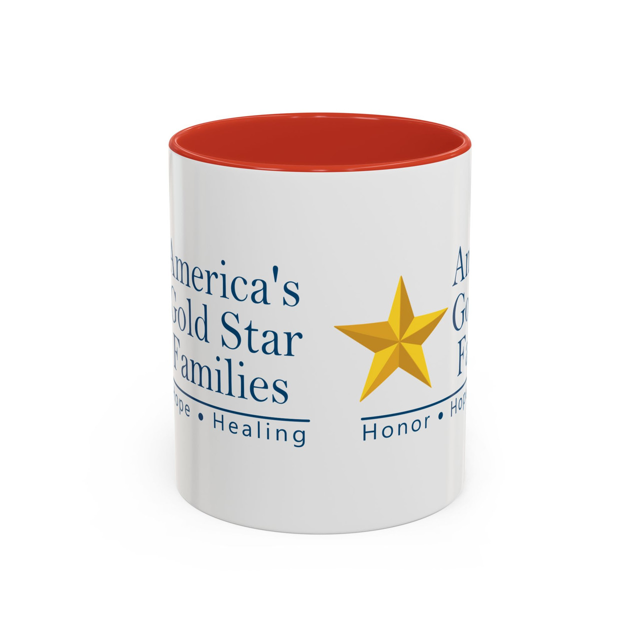 Gold Star Accent Coffee Mug, 11oz - America's Gold Star Families