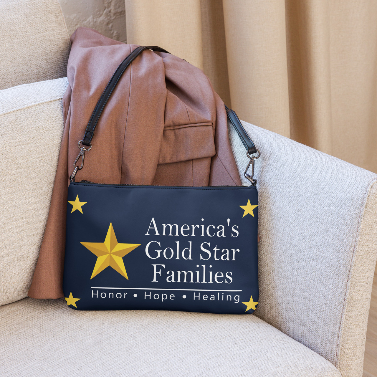 Gold Star Crossbody Bag - America's Gold Star Families