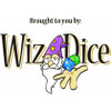 Wiz Dice 7 Piece RPG Polyhedral Marble Dice Set Bundle