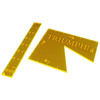 Litko Triumph! Ruler & Notch Gauge Set - Fluorescent Yellow