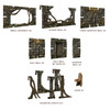 Fantasy Dungeon Terrain Vaults of Enveron Core Set - Battle Systems Terrain Immersive Scenery for D&D DND Maladum Pathfinder RPGs Full Color Heavy Duty Cardstock Printed Both Sides