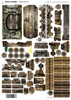 Fantasy Dungeon Terrain Wine Cellar - Battle Systems Terrain Immersive Scenery for D&D DND Maladum Pathfinder RPGs Full Color Heavy Duty Cardstock Printed Both Sides