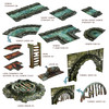Fantasy Dungeon Terrain Ravenskeep Sewers - Battle Systems Terrain Immersive Scenery for D&D DND Maladum Pathfinder RPGs Full Color Heavy Duty Cardstock Printed Both Sides