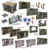 Fantasy Dungeon Terrain KS Edition - Battle Systems Terrain Immersive Scenery for D&D DND Maladum Pathfinder RPGs Full Color Heavy Duty Cardstock Printed Both Sides