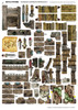Fantasy Dungeon Terrain Garrison - Battle Systems Terrain Immersive Scenery for D&D DND Maladum Pathfinder RPGs Full Color Heavy Duty Cardstock Printed Both Sides