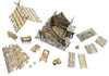 Battle Systems Fantasy Terrain Log Hut / Northern Homestead - 28-35mm DND D&D RPG Wargames Historical / Fantasy Card Scenery