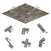 Battle Systems Sci-fi Terrain Cyberpunk Core Set - 28-35mm RPG / Wargames / 40k Necromunda Card Scenery