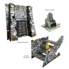 Fantasy Dungeon Terrain Entrance - Battle Systems Immersive Scenery for D&D DND Maladum Pathfinder RPGs Full Color Heavy Duty Cardstock Printed Both Sides