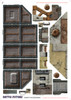 Battle Systems Urban Apocalypse Terrain Shanty Accessories Sheet - 28-35mm RPG / Wargames 40k Necromunda Fallout Zombies Card Scenery